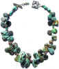 Turquoise, Copper, Chech Glass & Bali Silver Beads
