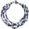 Venetian & Chech Glass, Lapis, Bali Silver Beads