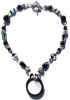 Mother of Pearl, Onyx, Chech & Vintage glass, Swarovski Crystal, Bali Silver Beads